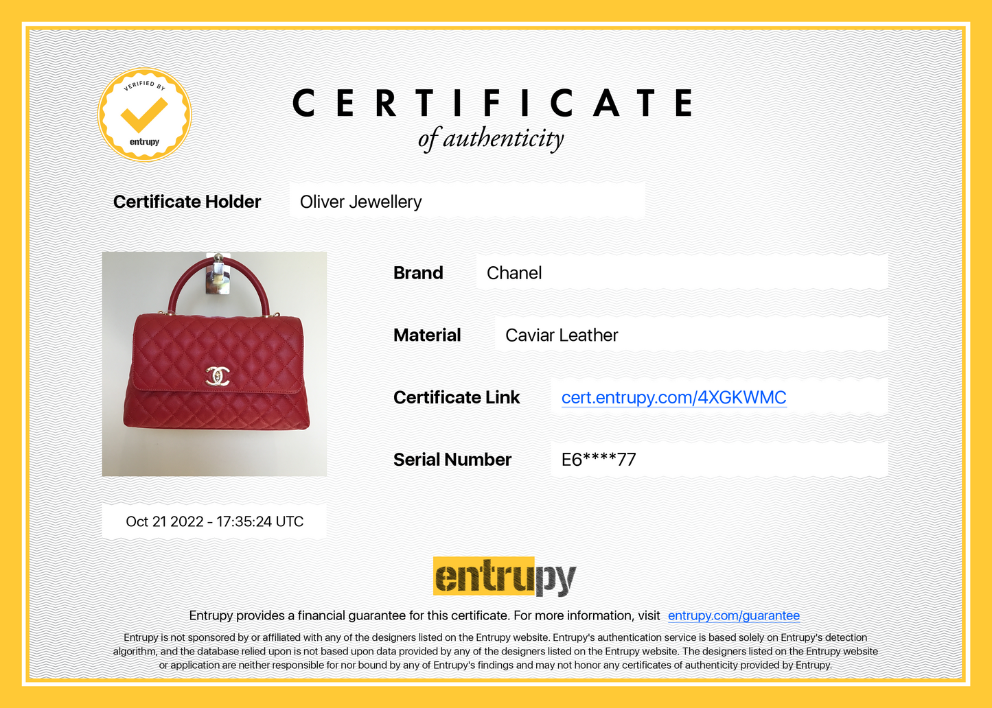 Chanel 2022 Medium Coco Handle Bag