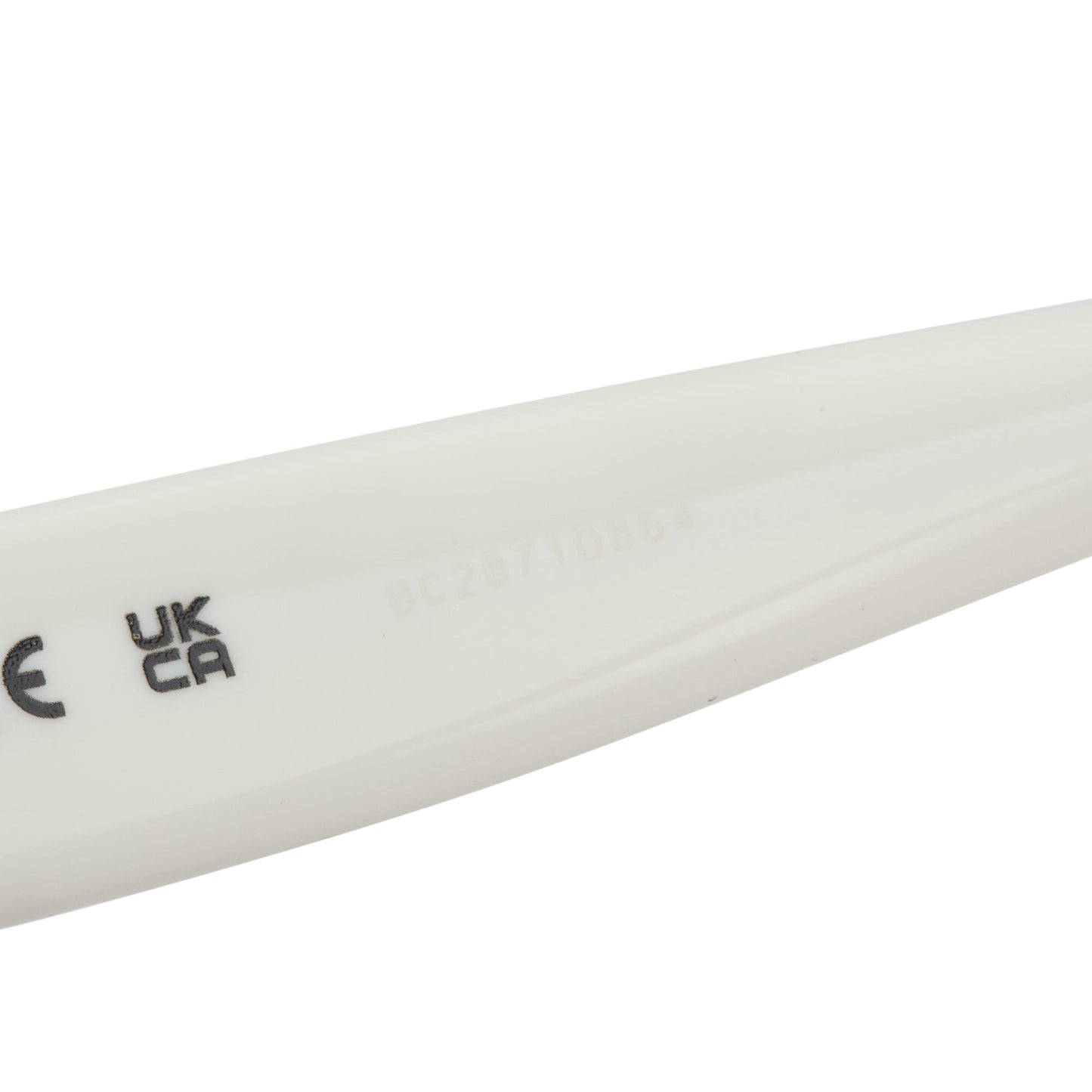 Chanel 5481-H White Acetate CC Logo Faux Pearl Cat-Eye Sunglasses