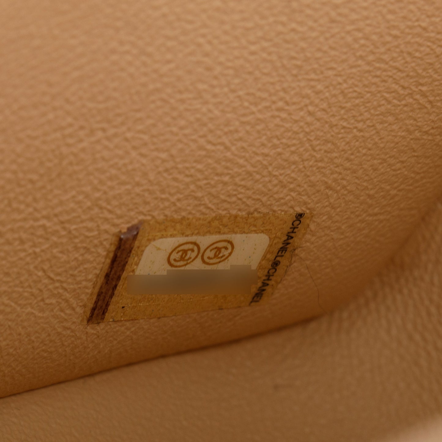 Chanel Beige Quilted Lambskin Leather Classic Jumbo Double Flap Bag