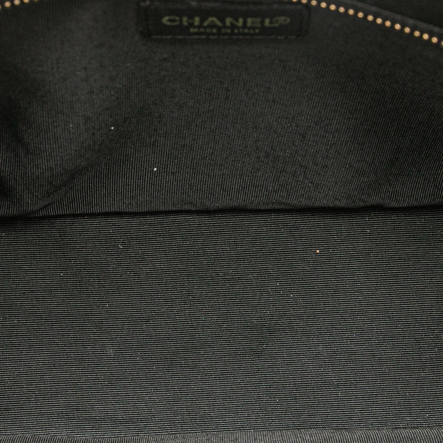 Chanel CC Chocolate Bar Lambskin Tote