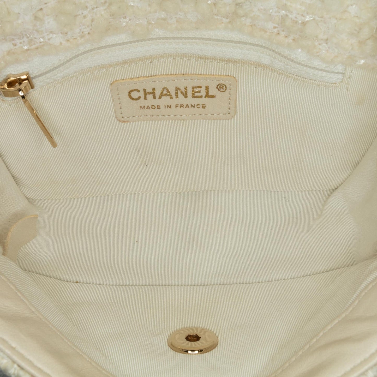 Chanel CC Mini Tweed Flap Crossbody (SHG-gTRs6R)