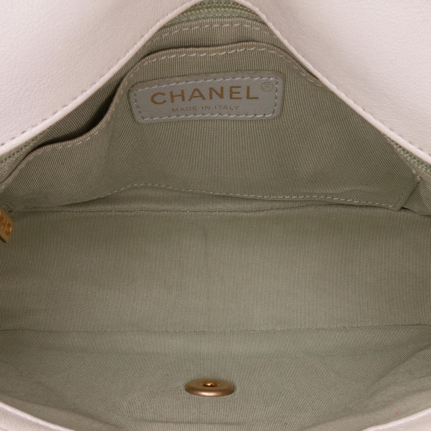 Chanel CC Quilted Calfskin Single Flap