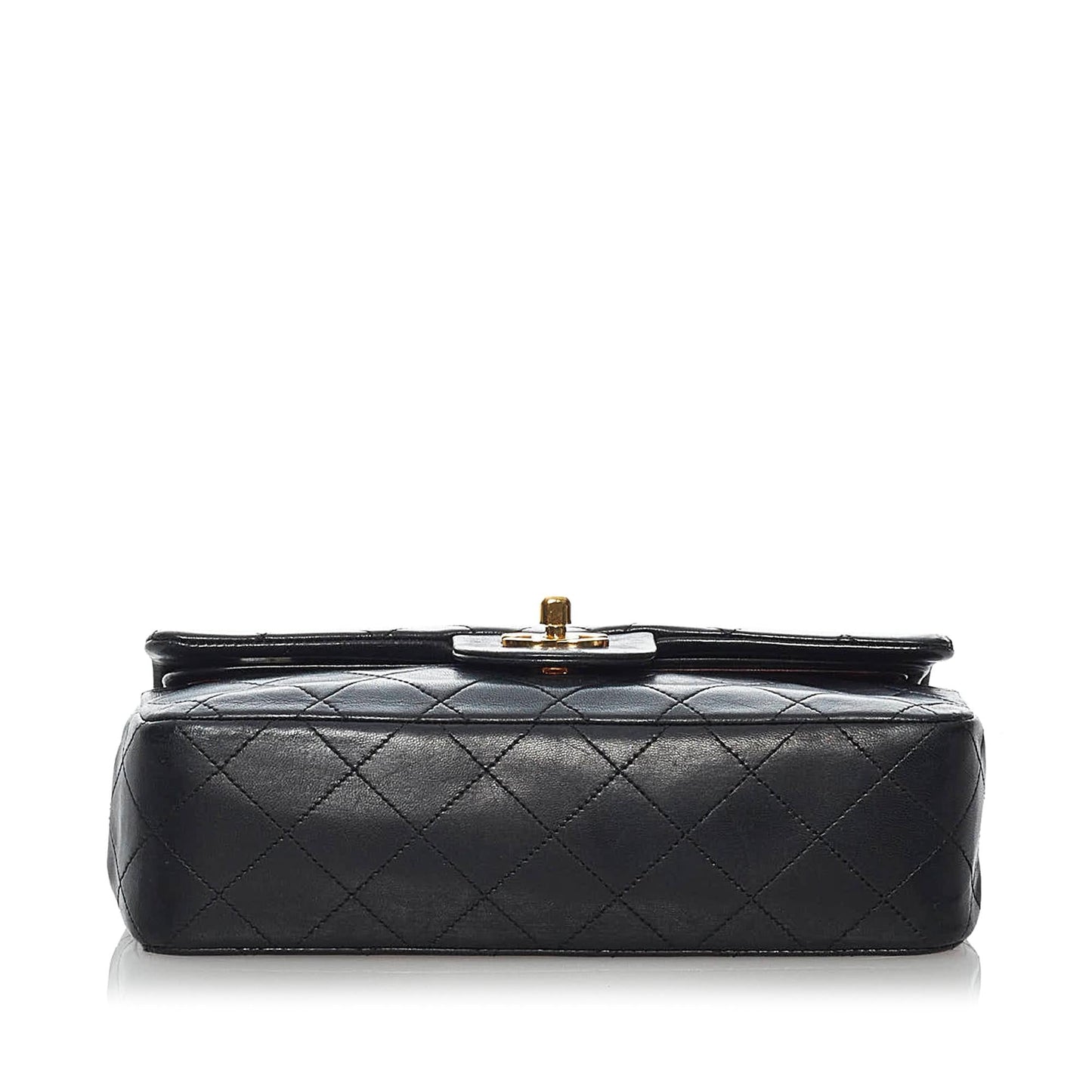 Chanel Classic Lambskin Leather Double Flap Bag (SHG-31300)