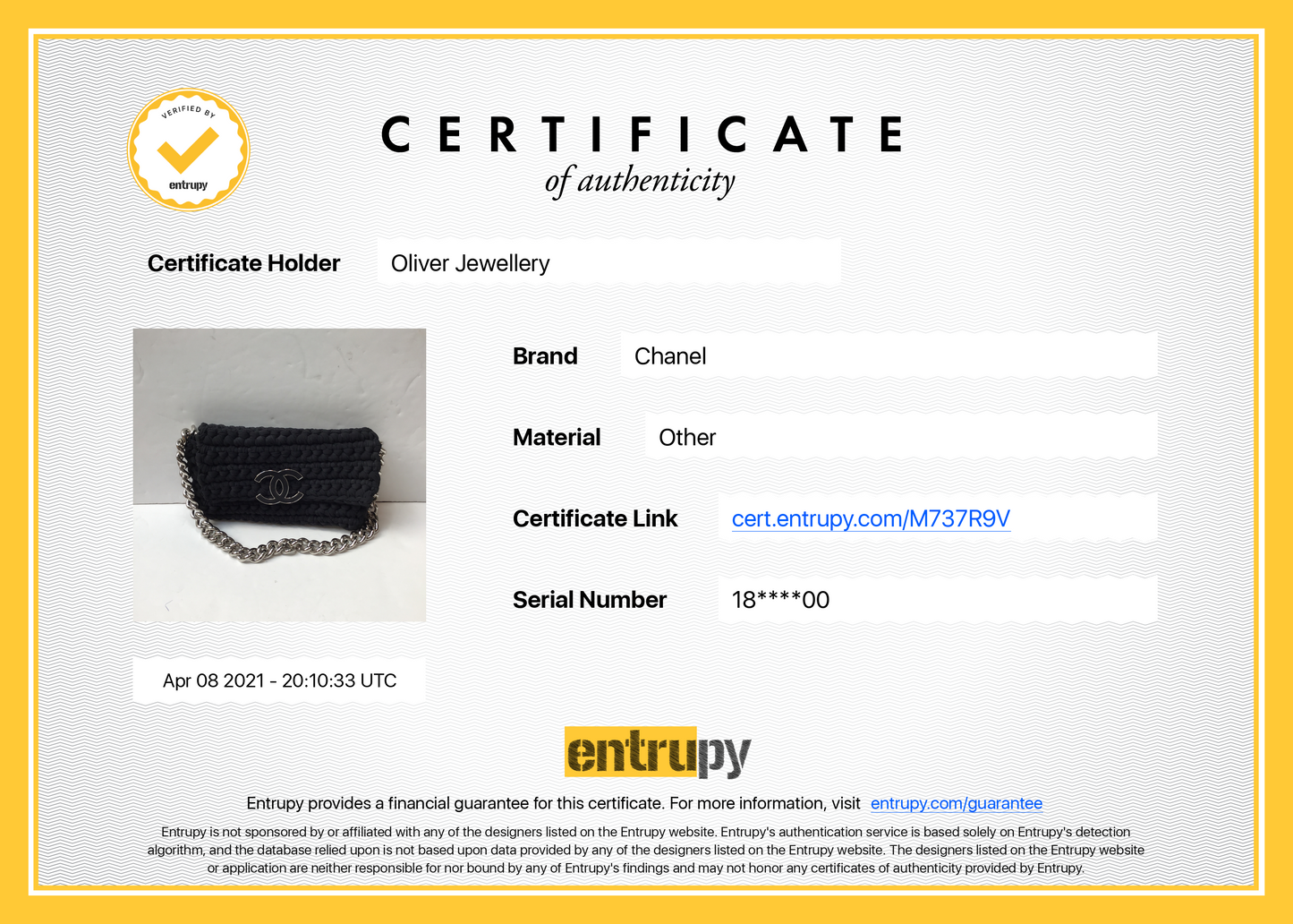 Chanel Fancy Crochet Flap Bag