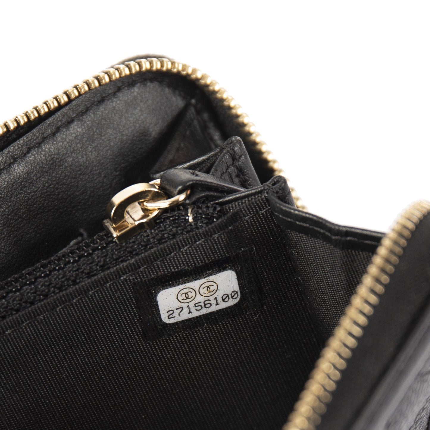 Chanel Filigree Zip Wallet