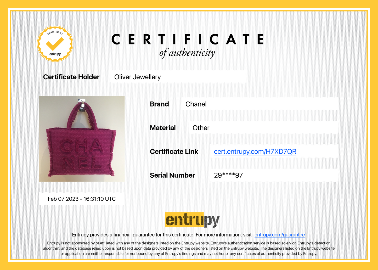 Chanel Large Giant Logo Tweed Shopping Tote
