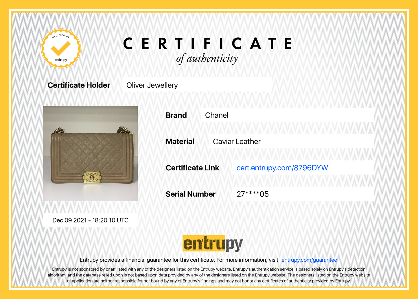 Chanel Medium Boy Bag