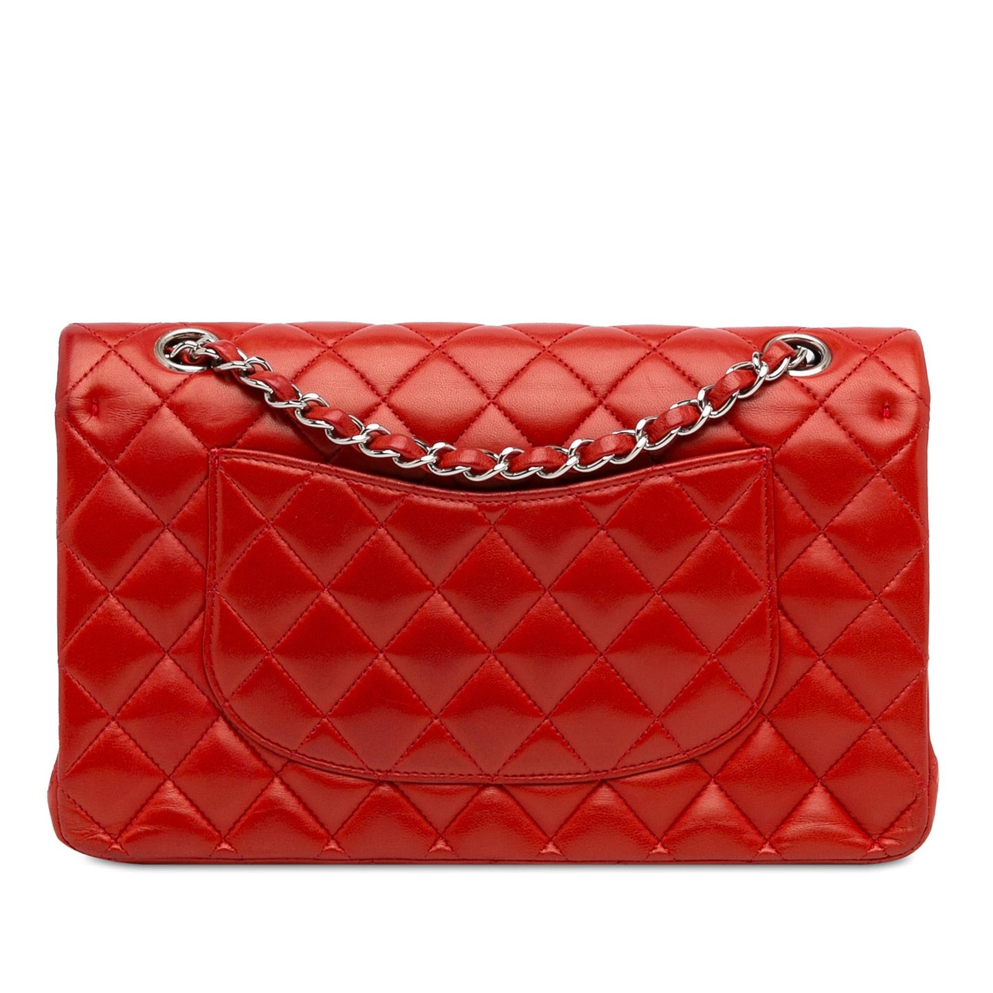 Chanel Medium Classic Lambskin Double Flap (SHG-zQnKMr)