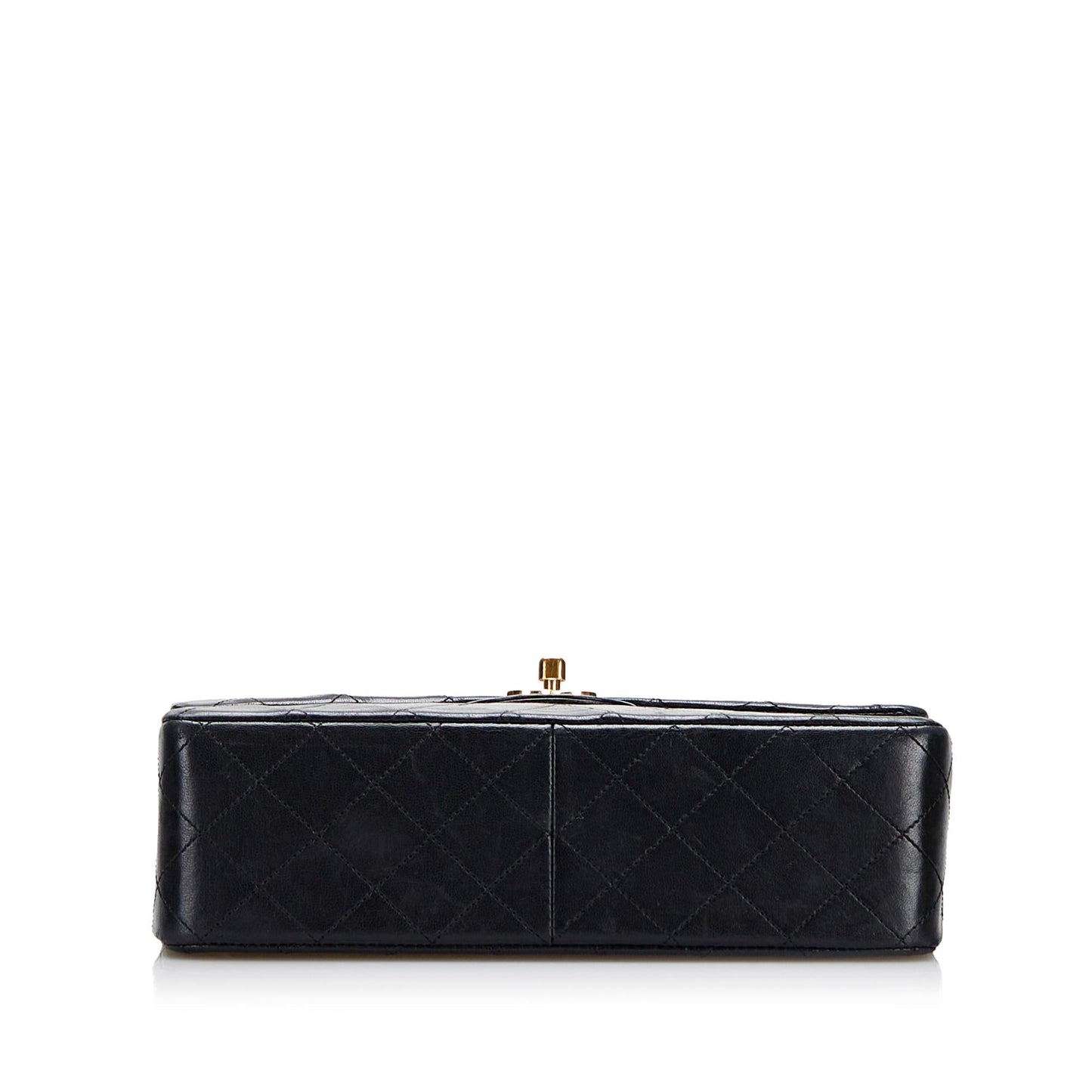 Chanel Medium Tall Classic Lambskin Double Flap (SHG-mGpVGD)