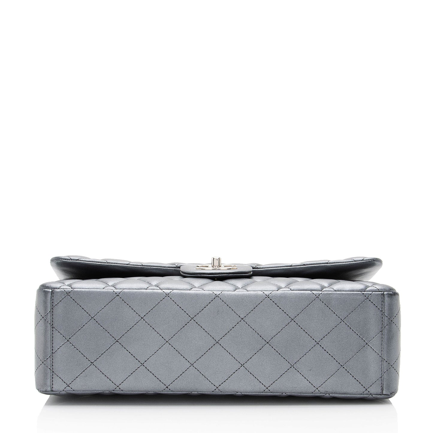 Chanel Metallic Lambskin Classic Maxi Double Flap Bag