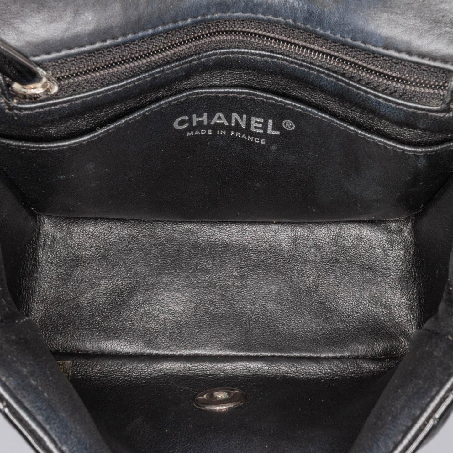 Chanel Mini Square Classic Patent Single Flap