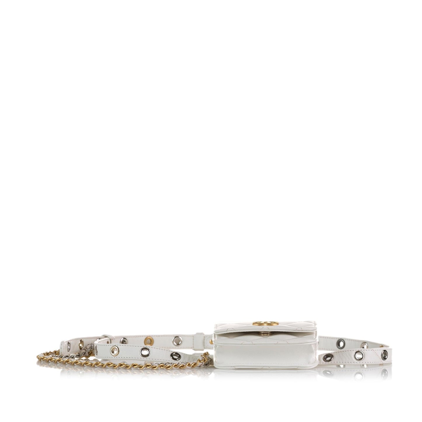 Chanel Punk Chain Leather Belt Bag (SHG-Y0gcgC)