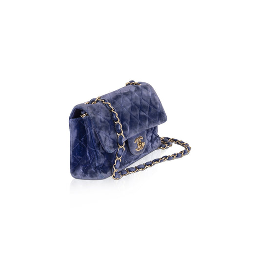 Chanel Velvet Mini Flap Bag