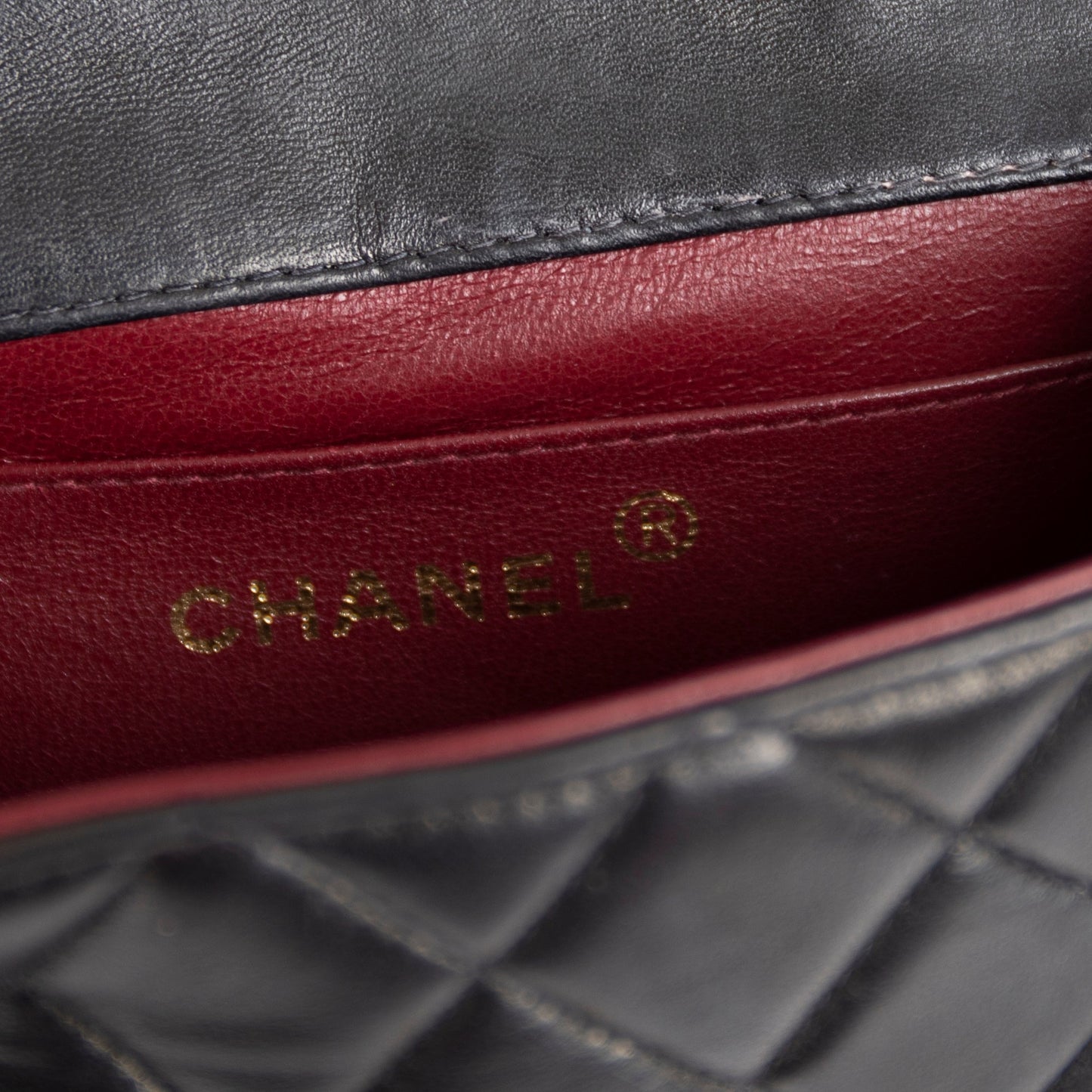 Chanel Vintage Black Quilted Lambskin Kelly Flap Bag Set