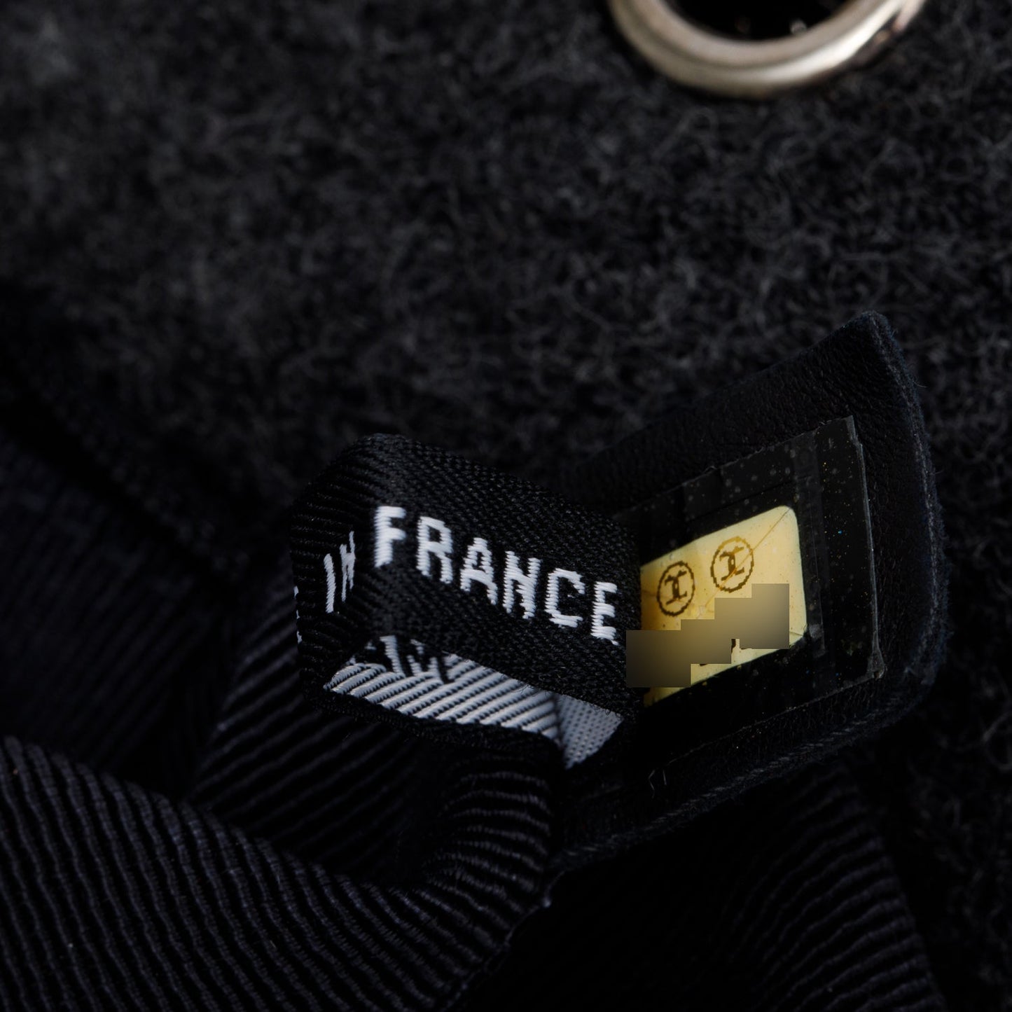 Chanel Grey Wool Identification Reissue Flap Bag