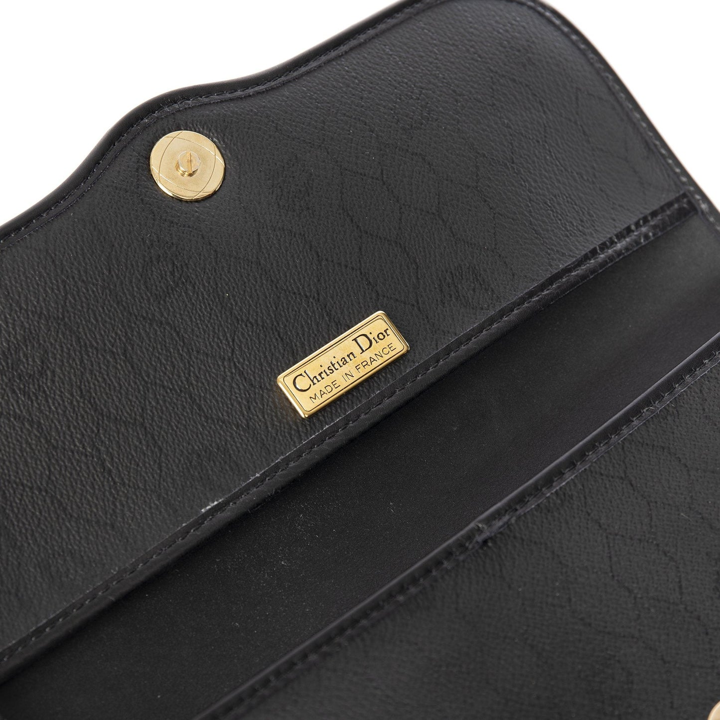 Christian Dior Vintage Clutch Bag with Chain