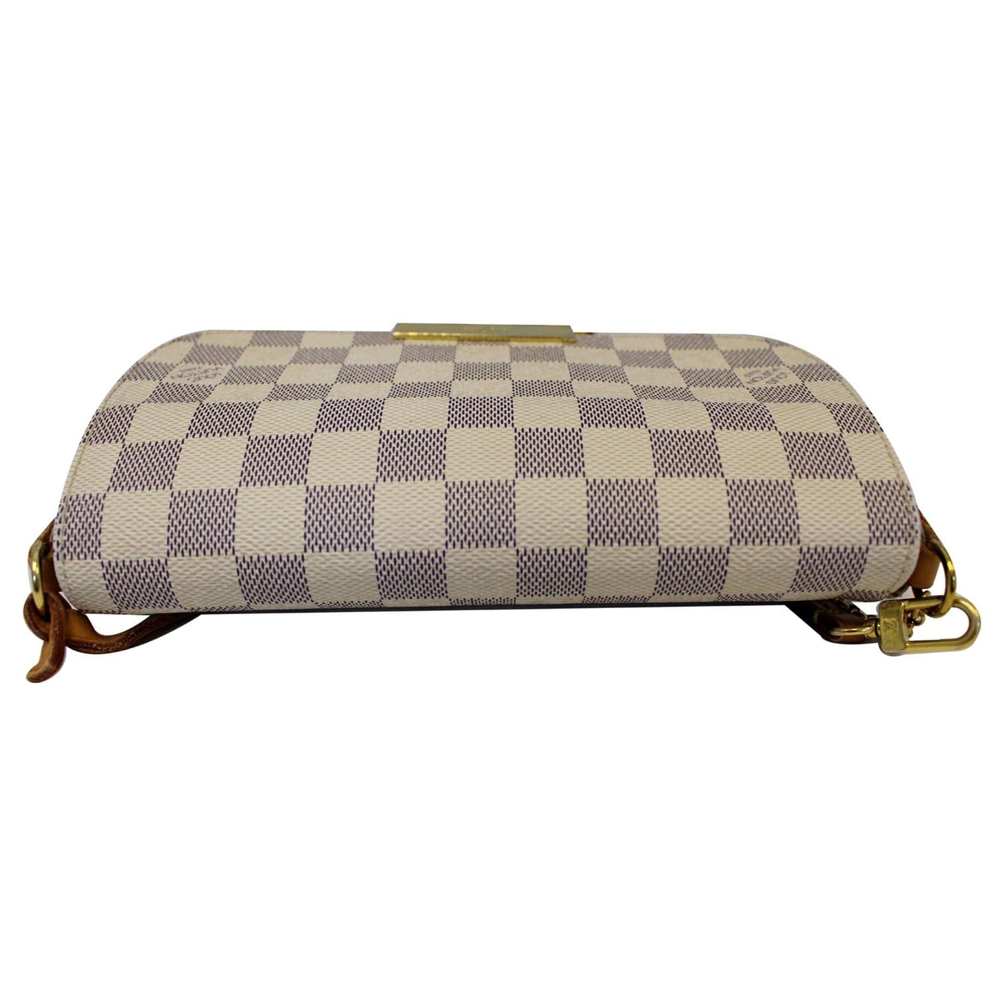 LOUIS VUITTON Favorite PM Damier Azur Crossbody Bag White