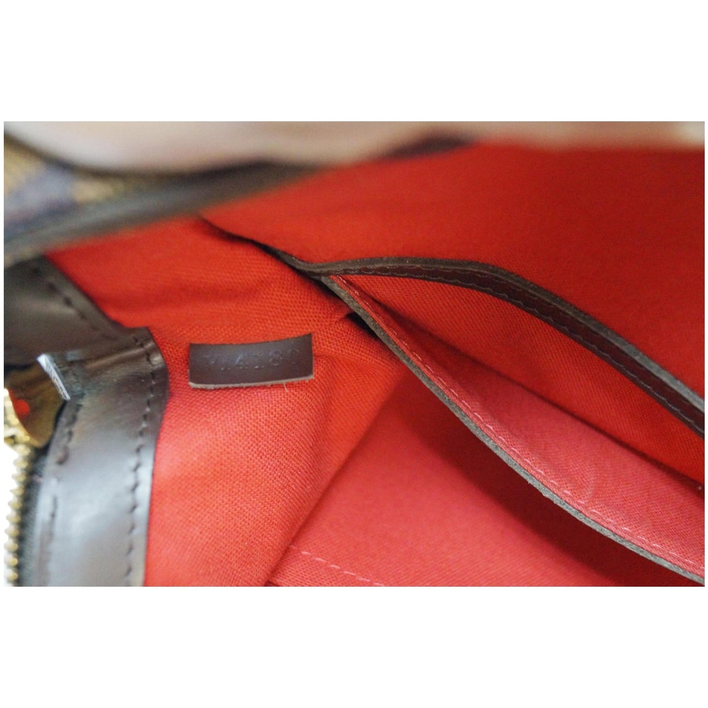 LOUIS VUITTON Verona GM Damier Ebene Shoulder Bag Brown