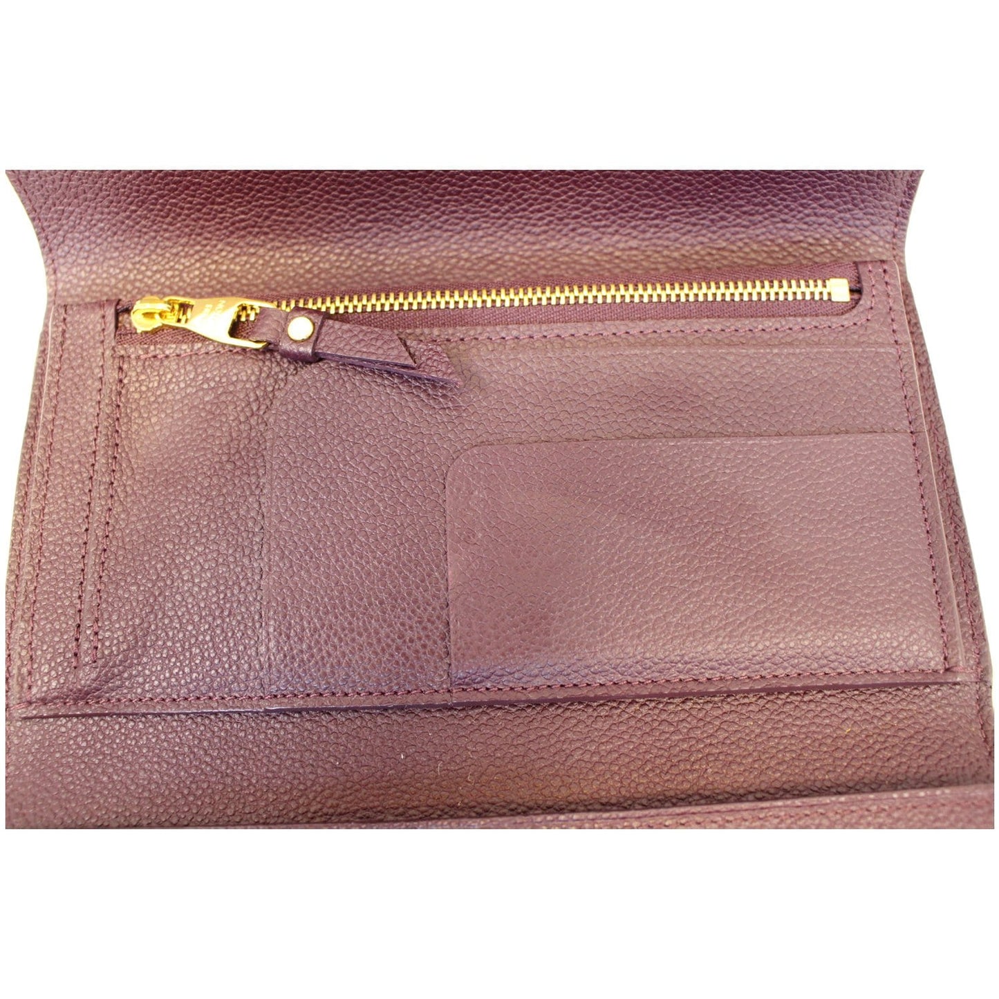 Louis Vuitton Empreinte Leather Trifold Wallet Purple
