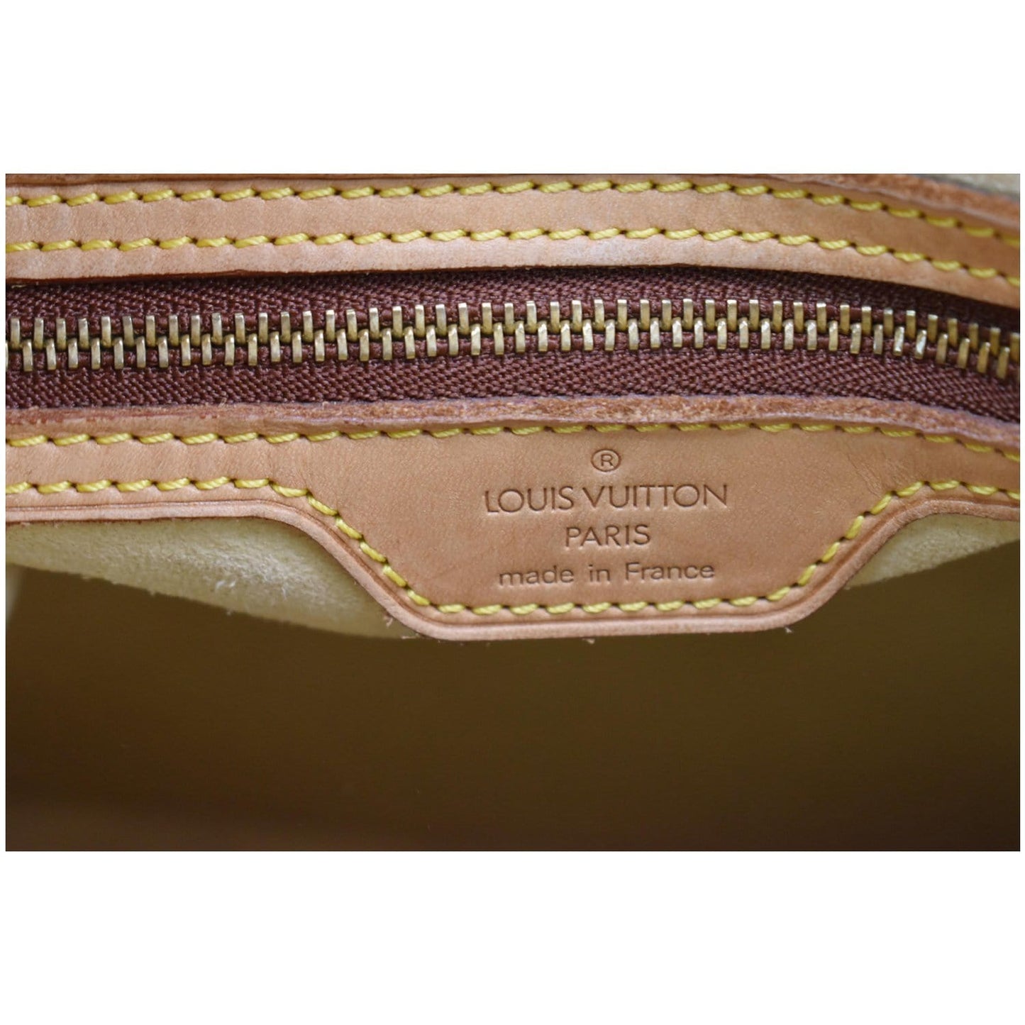 LOUIS VUITTON Looping GM Monogram Canvas Shoulder Bag Brown