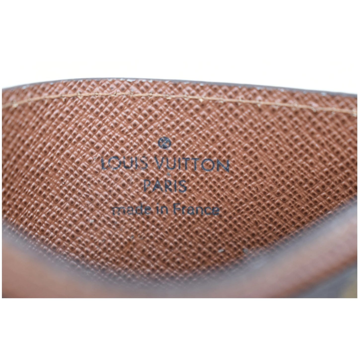 LOUIS VUITTON Monogram Canvas Card Holder Brown
