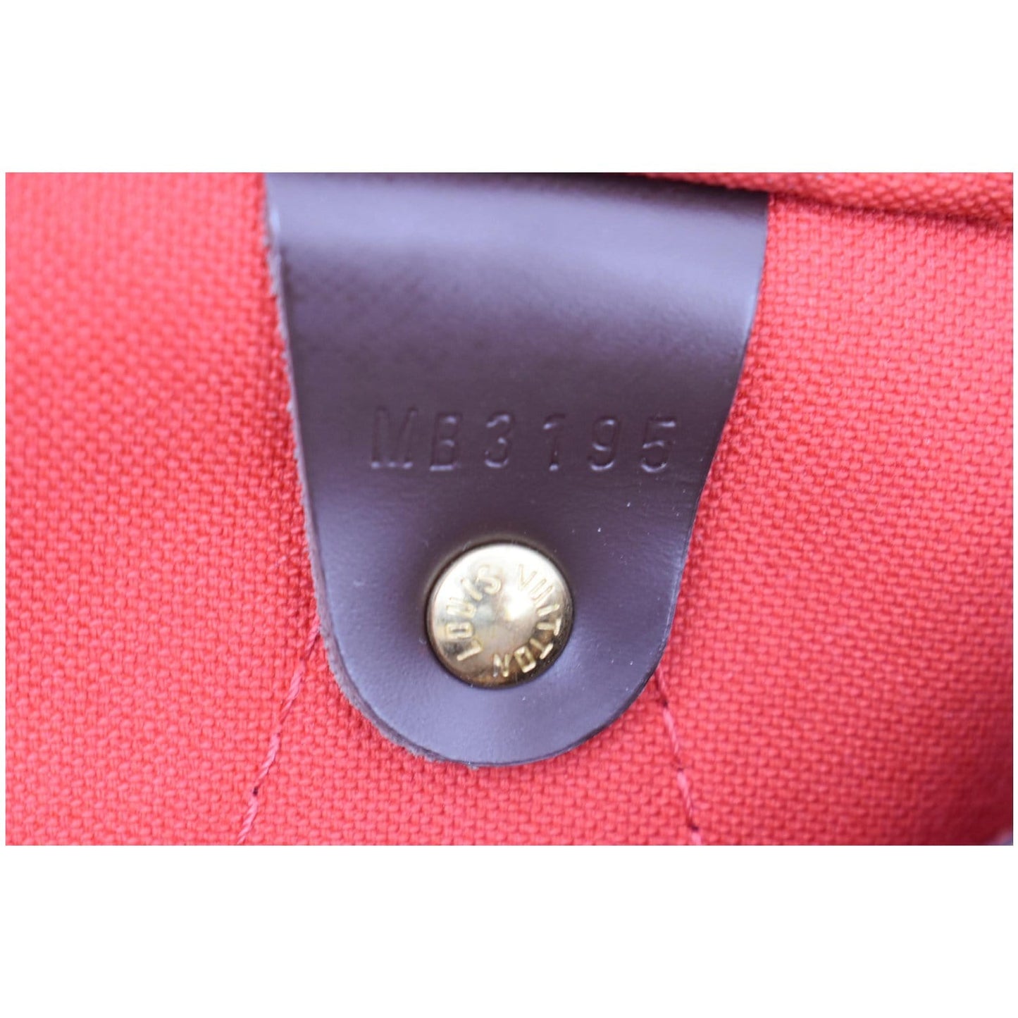 LOUIS VUITTON Speedy 30 Damier Ebene Satchel Bag Brown