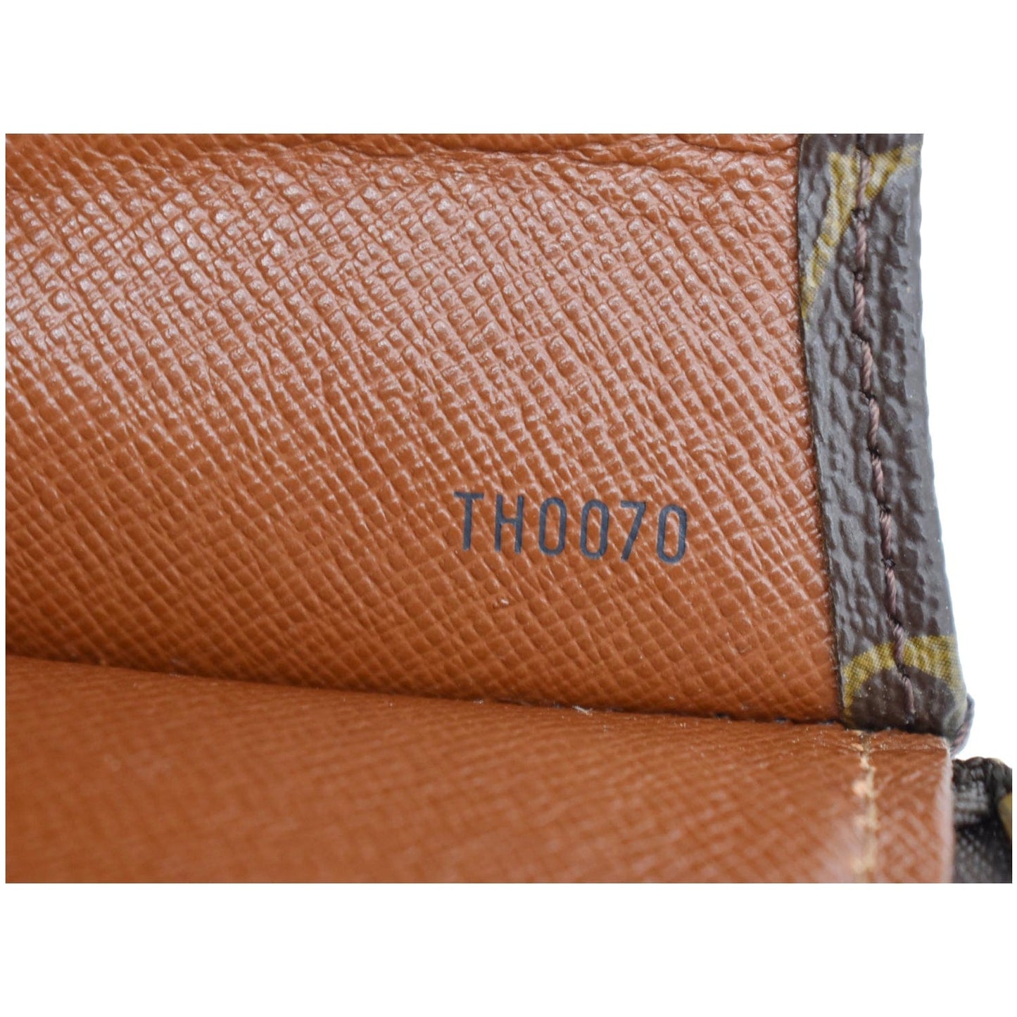 LOUIS VUITTON Monogram Canvas Poche Documents Portfolio Case Brown