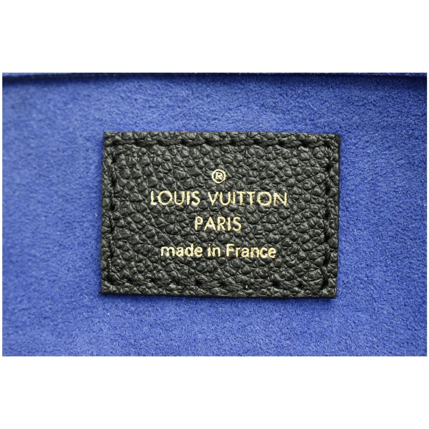 LOUIS VUITTON Neo Alma PM Monogram Empreinte Satchel Shoulder Bag Black