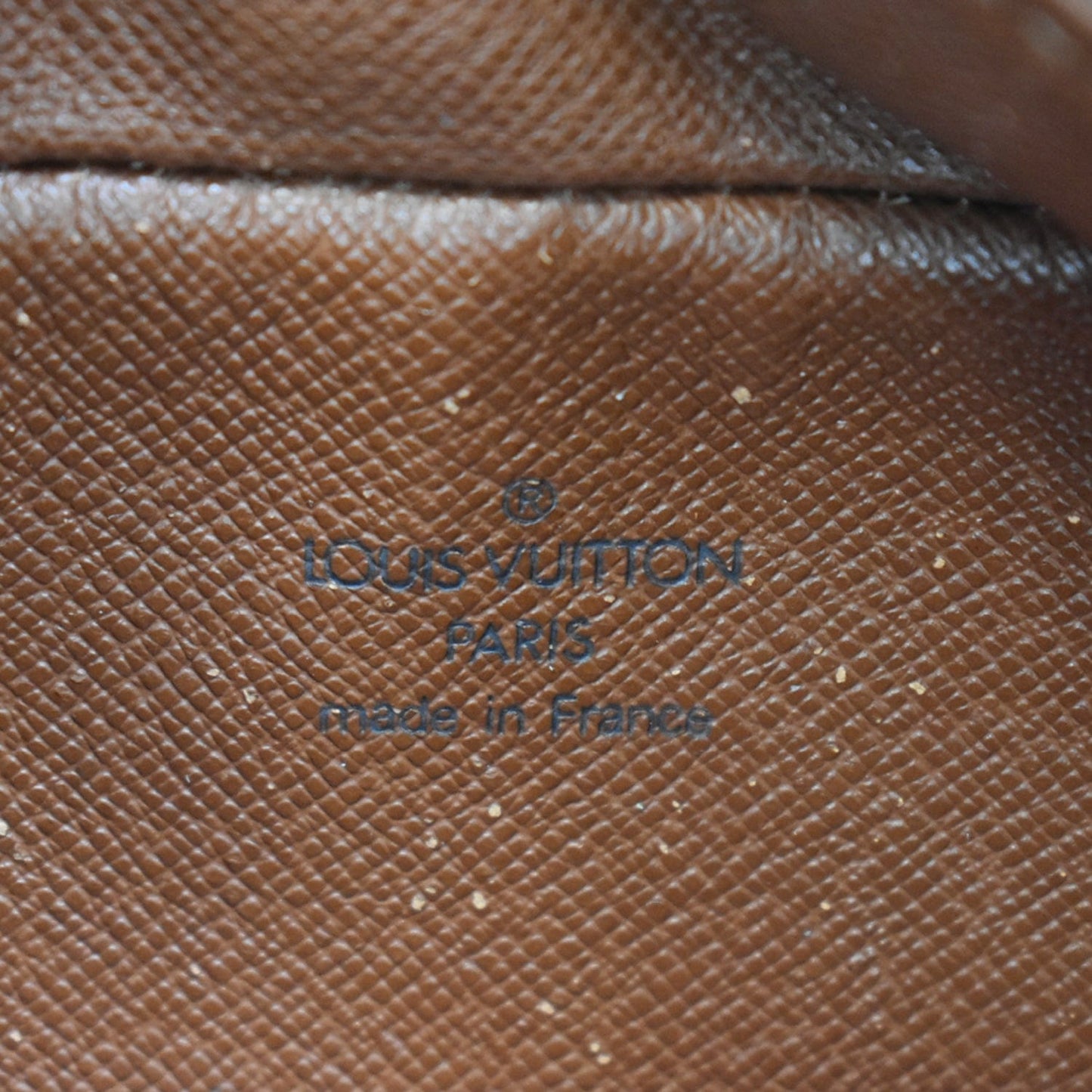 LOUIS VUITTON Cite MM Monogram Canvas Shoulder Bag Brown