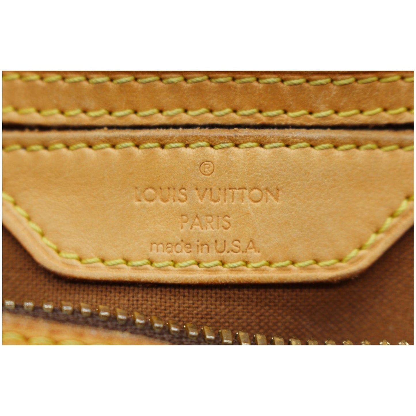 LOUIS VUITTON Palermo GM Monogram Canvas Tote Bag Brown
