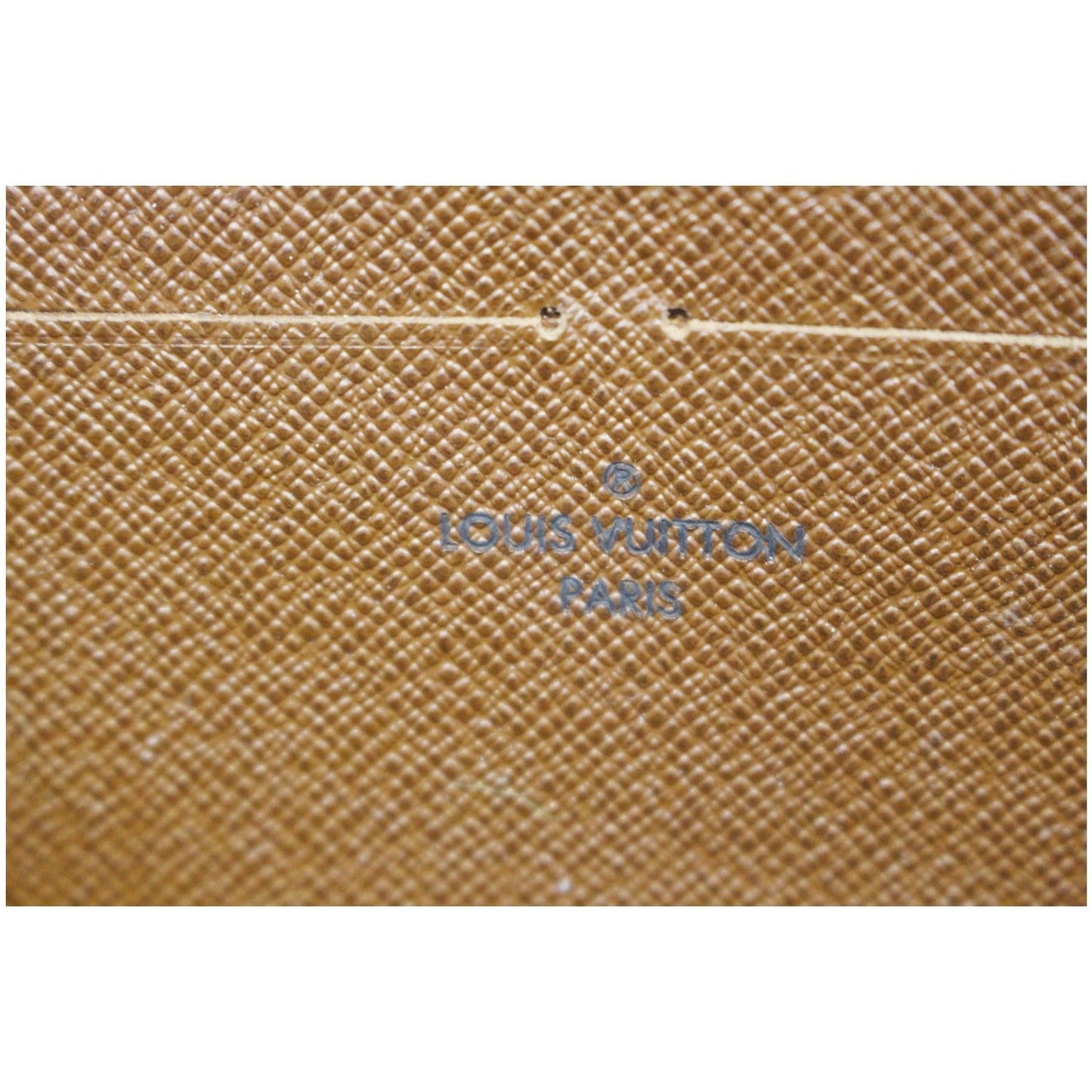 Louis Vuitton Zippy Monogram Canvas Brown Wallet