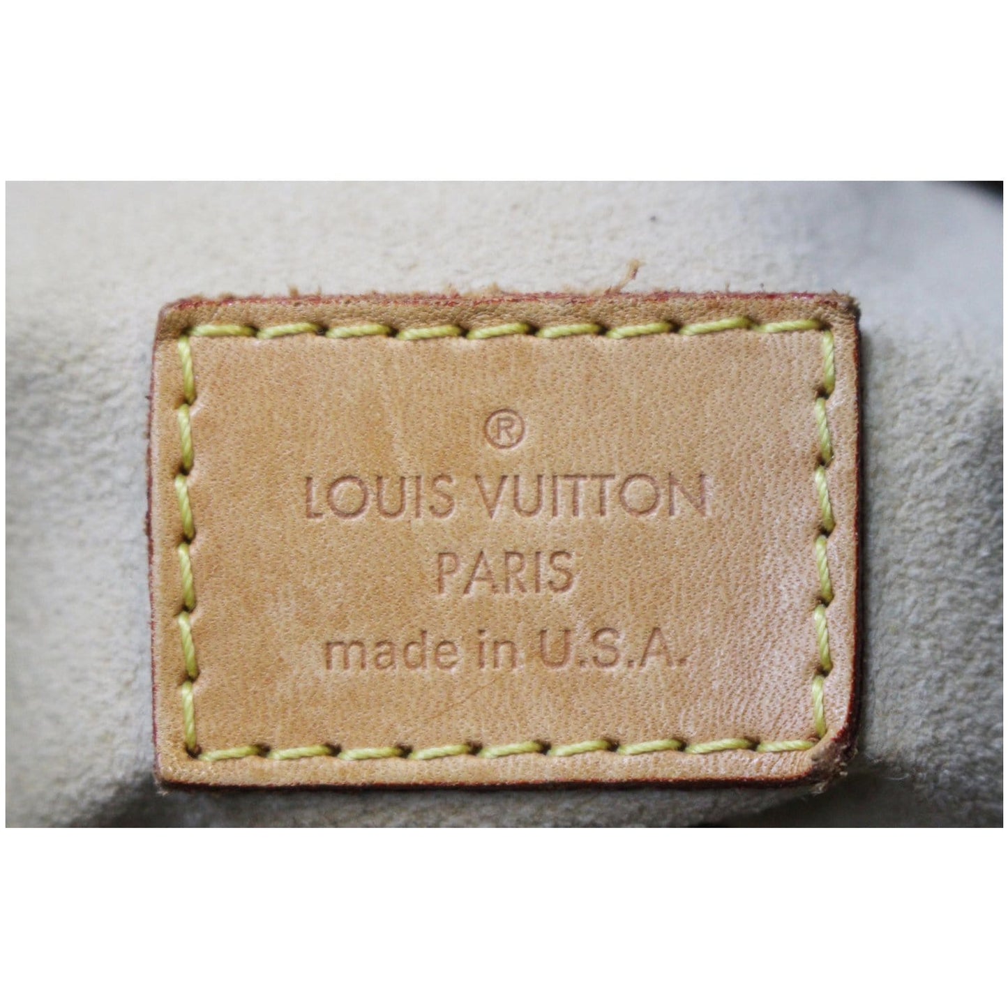 LOUIS VUITTON Artsy MM Monogram Canvas Shoulder Bag Brown