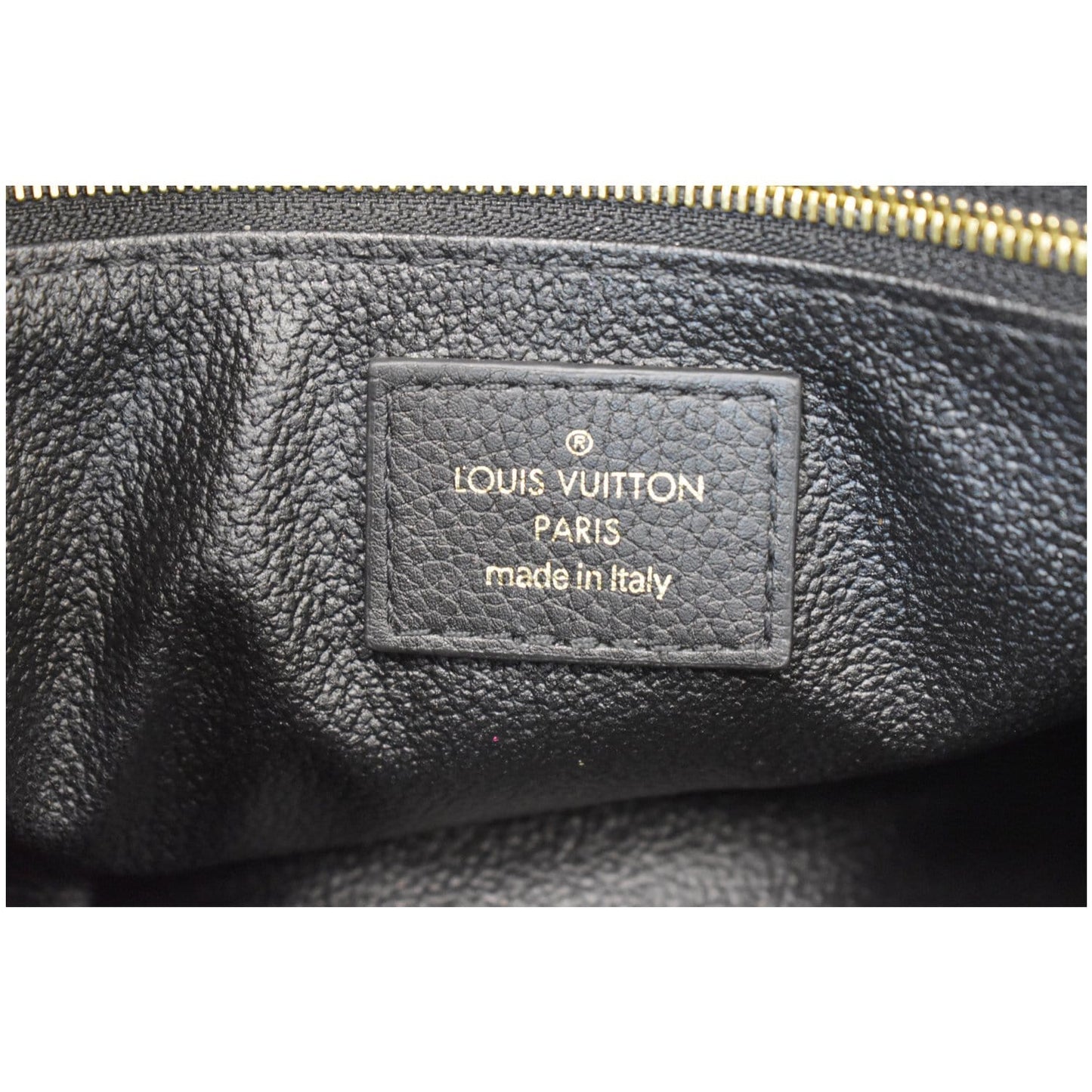 LOUIS VUITTON Pallas Monogram Canvas Beauty Case Cosmetic Bag Black