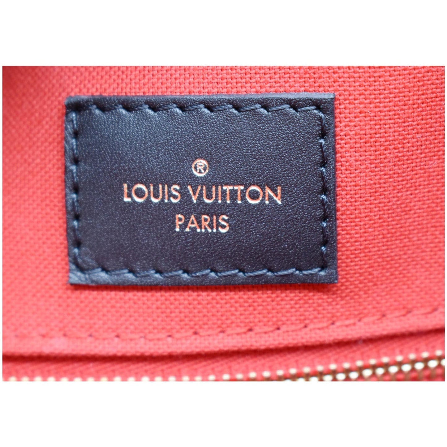 LOUIS VUITTON Onthego GM Giant Monogram Canvas Tote Shoulder Bag Brown