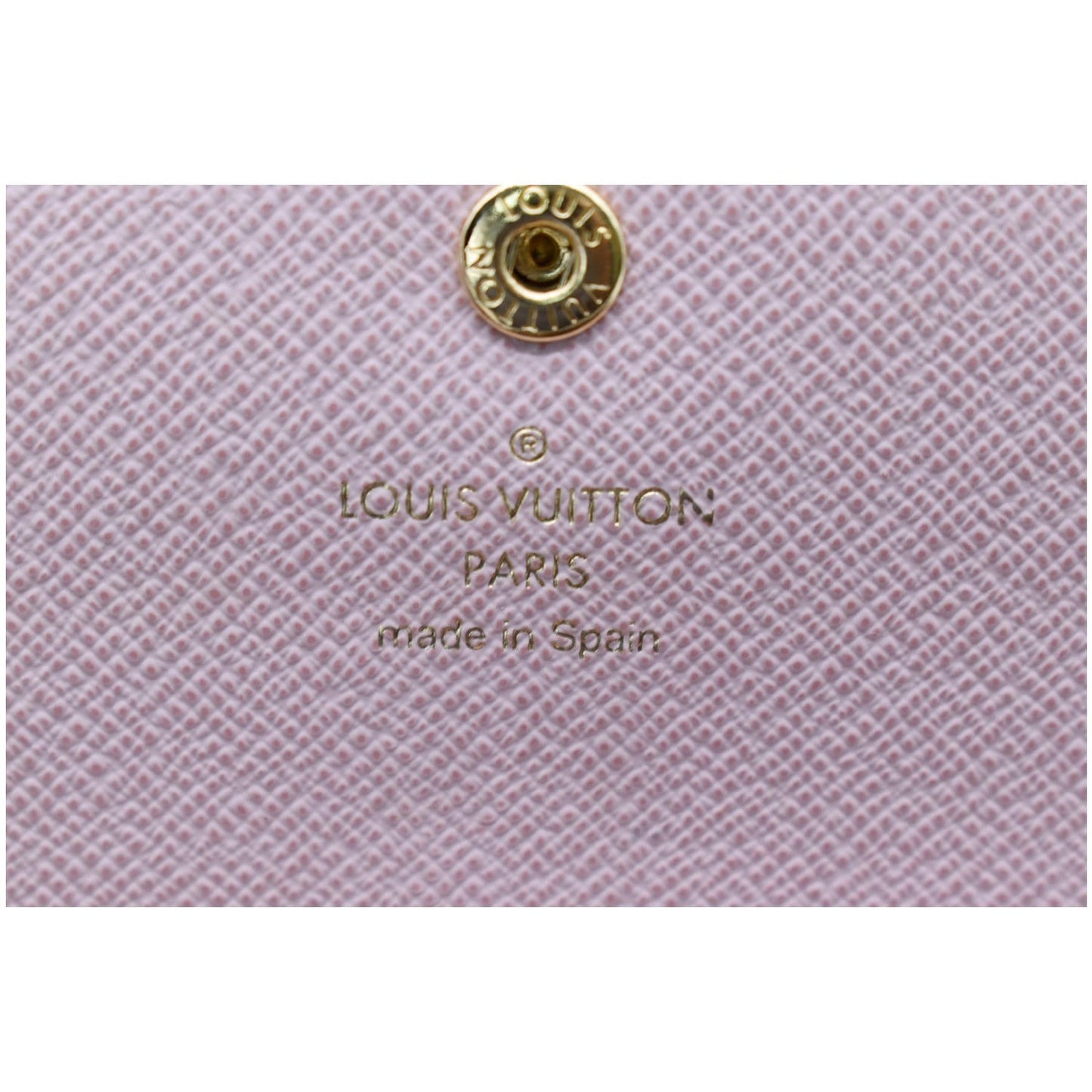 LOUIS VUITTON Emilie Damier Ebene Wallet Brown
