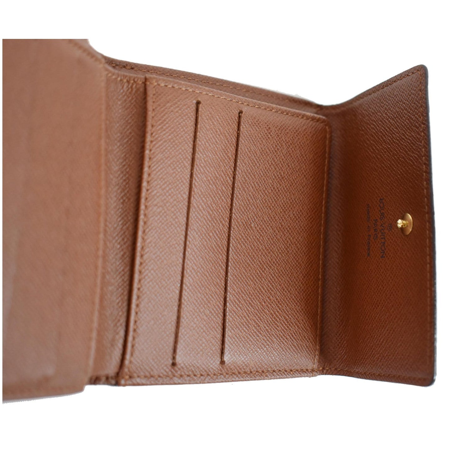 LOUIS VUITTON Monogram Canvas Anais Wallet Brown