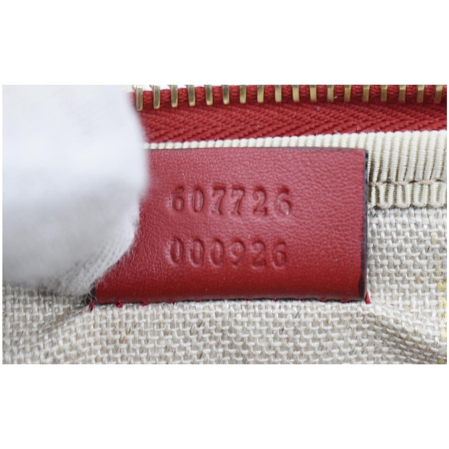 GUCCI Microguccissima Leather Clutch Bag Red 607726