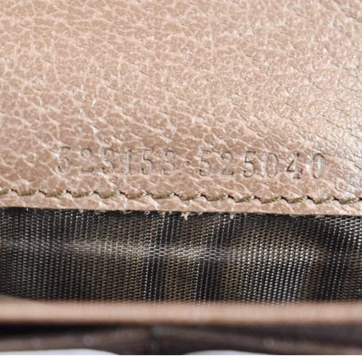 GUCCI Ophidia GG Continental Supreme Canvas Wallet Beige 523153