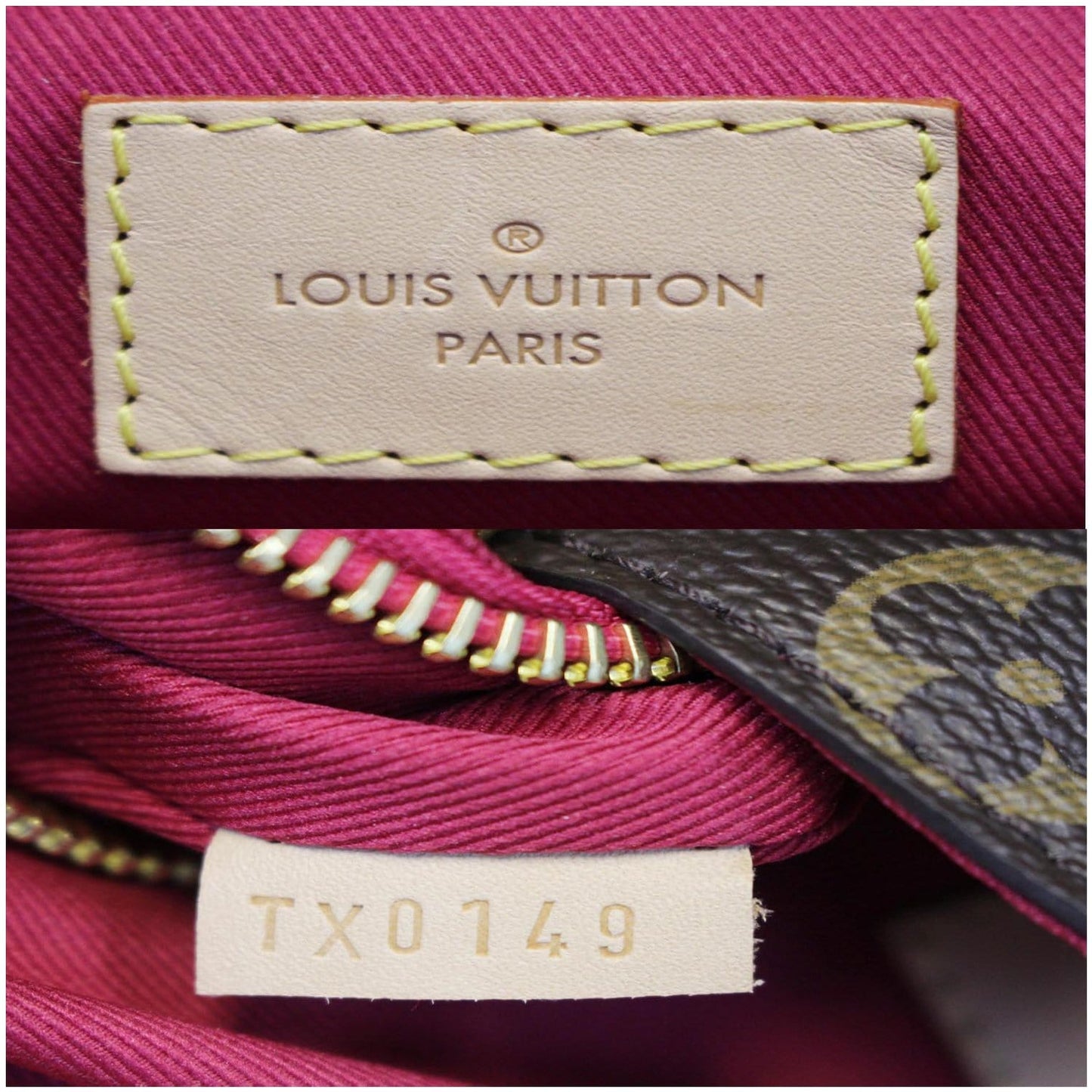 LOUIS VUITTON Graceful PM Monogram Canvas Shoulder Bag Brown
