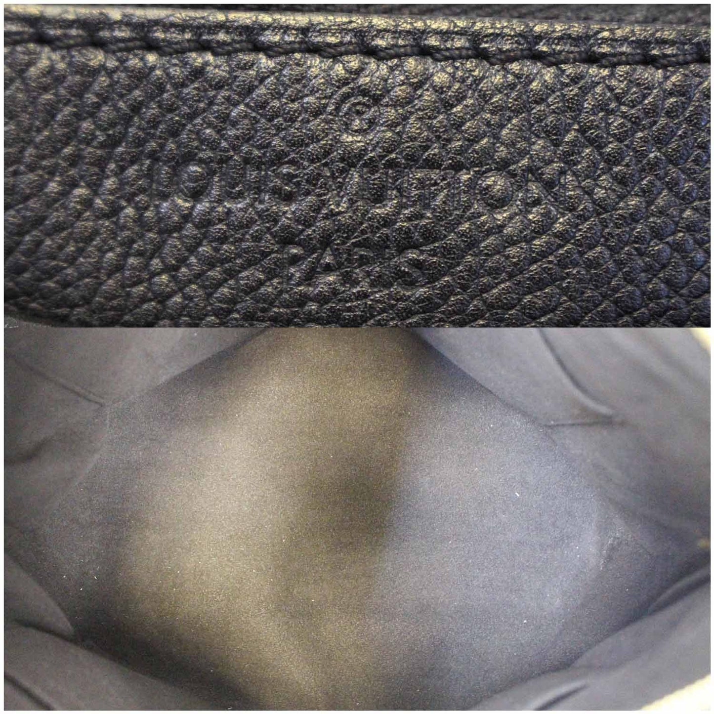 LOUIS VUITTON Pallas Monogram Canvas 2Way Shoulder Bag Brown