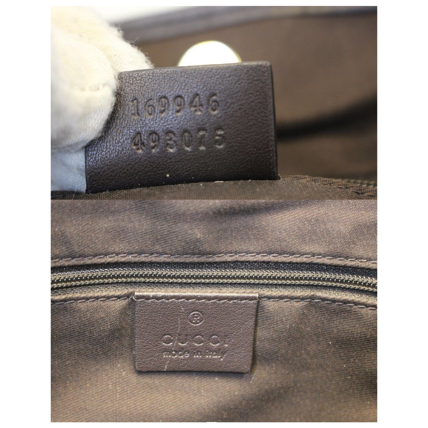 GUCCI New Britt Medium Monogram Canvas Tote Shoulder Bag