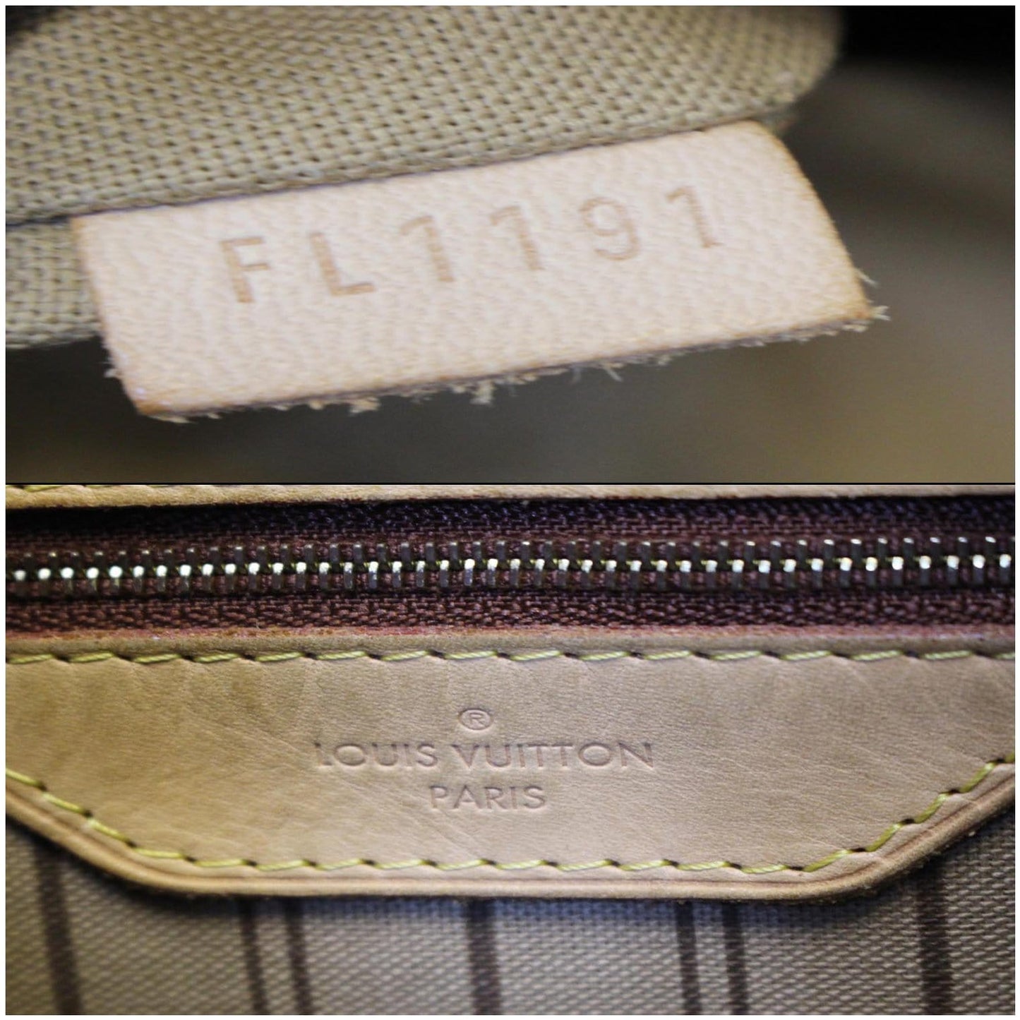 LOUIS VUITTON Delightful MM Monogram Canvas Shoulder Bag Brown