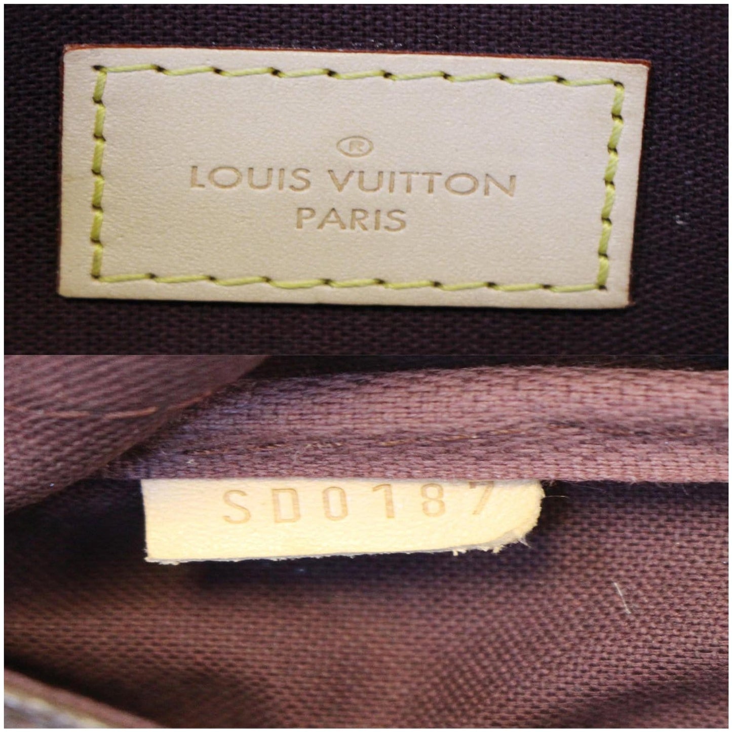 LOUIS VUITTON Favorite PM Monogram Canvas Crossbody Bag Brown