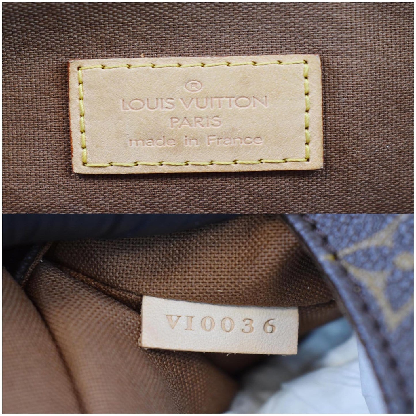 LOUIS VUITTON Tulum GM Monogram Canvas Shoulder Bag Brown