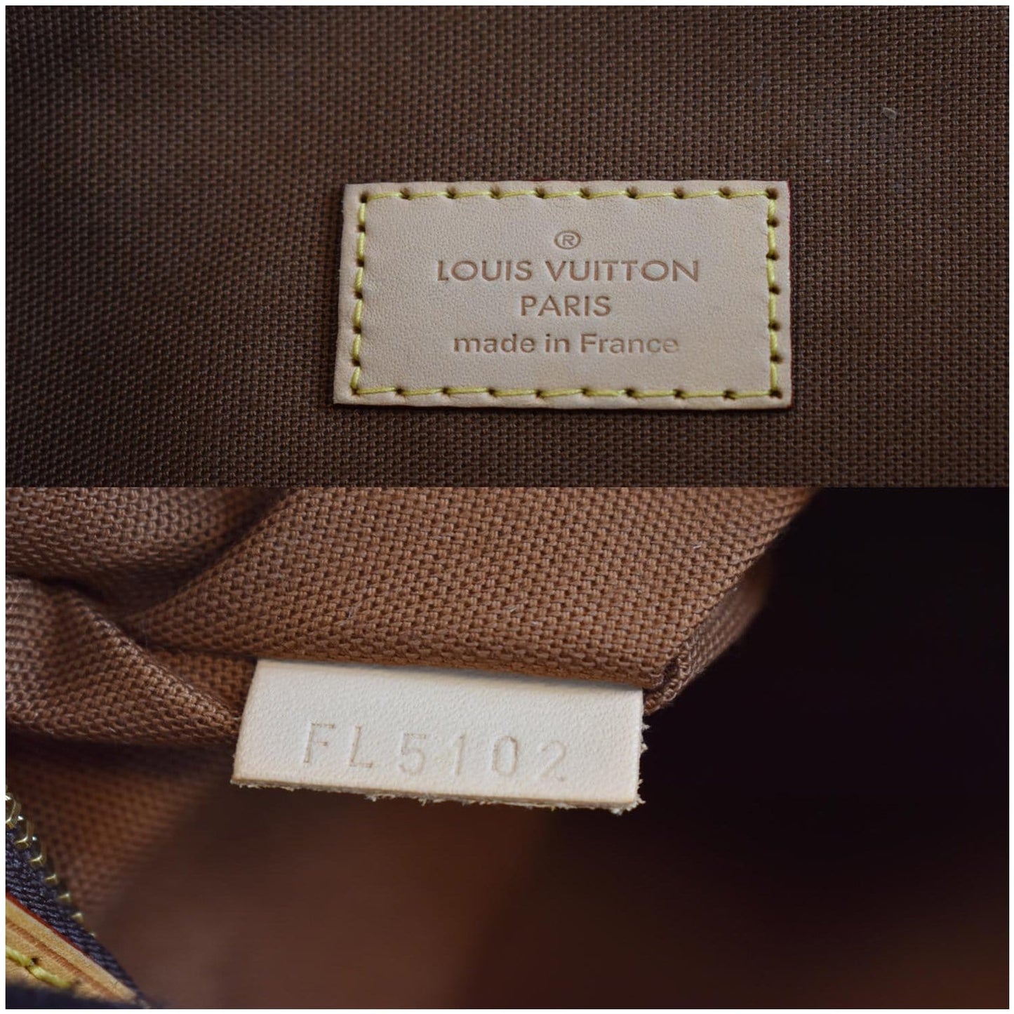 LOUIS VUITTON Sac A Dos Bosphore Monogram Canvas Backpack Bag Brown