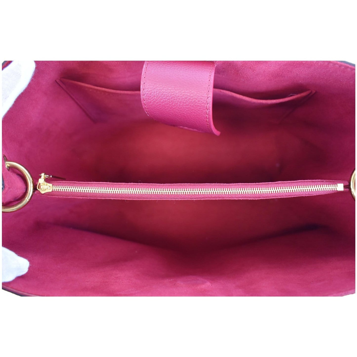 LOUIS VUITTON LV Riverside Damier Ebene Shoulder Bag Red