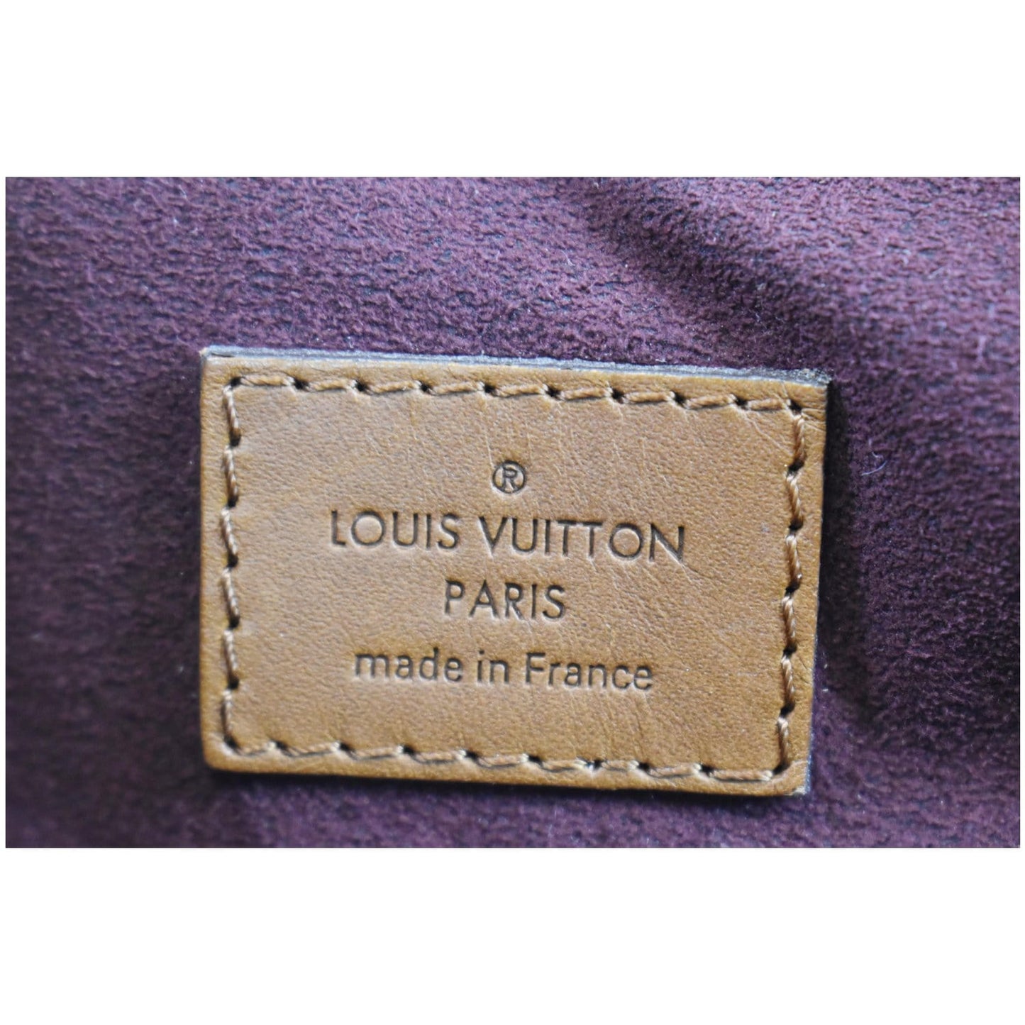LOUIS VUITTON Belmont Damier Ebene Shoulder Bag Brown