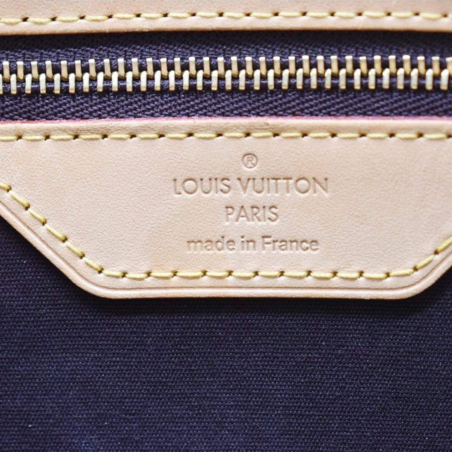 LOUIS VUITTON Brea MM Monogram Vernis Satchel Bag Amarante