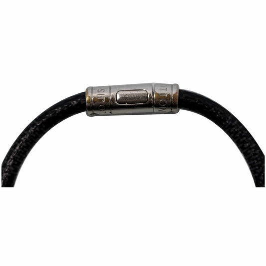 LOUIS VUITTON Keep It Damier Graphite Bracelet Black