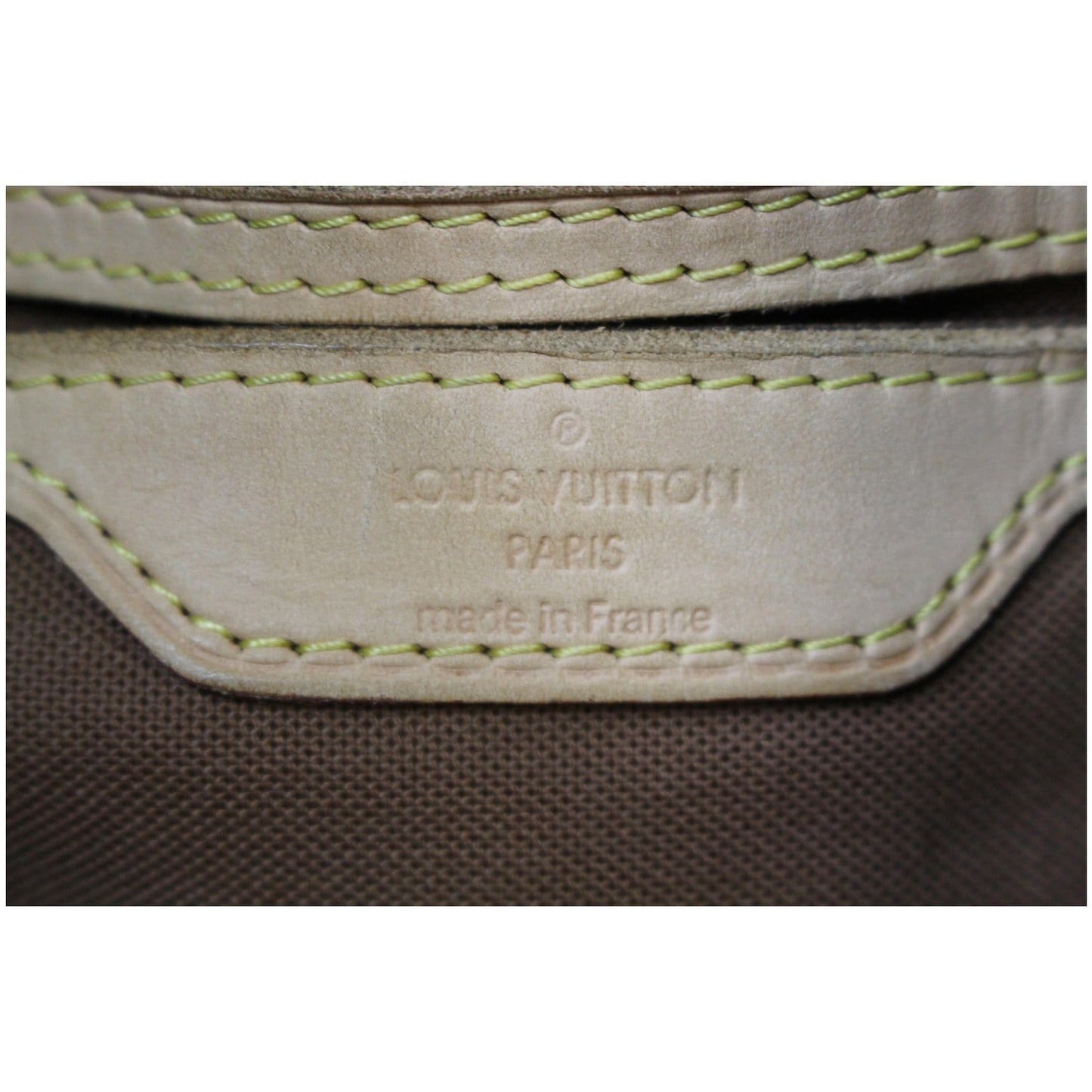 LOUIS VUITTON Palermo GM Monogram Canvas Tote Shoulder Bag Brown